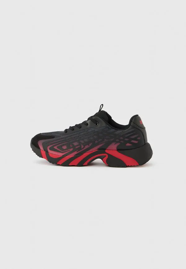 Низкие кроссовки vit 500 Diesel, Black/Chinese Red
