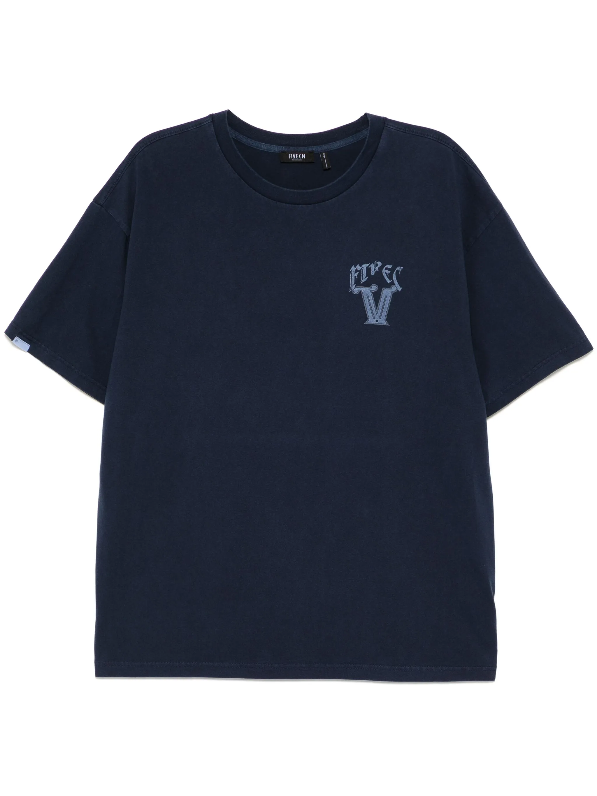 

Футболка с графичным принтом Five Cm, синий