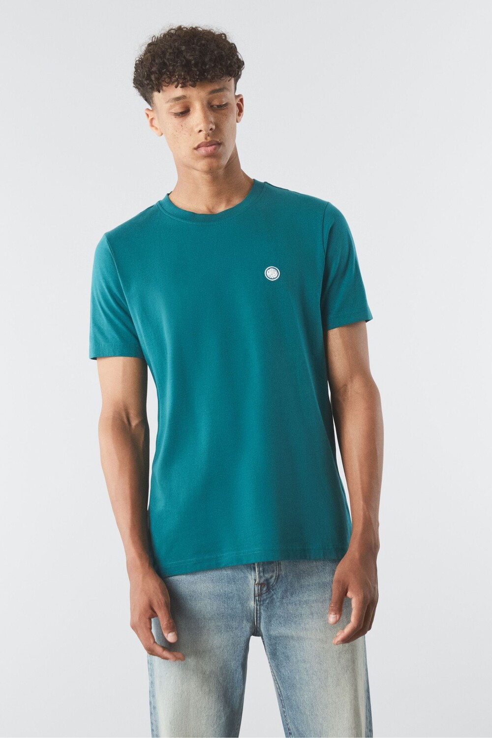 

Футболка Митчелл из 100% хлопка Pretty Green, бирюзовый