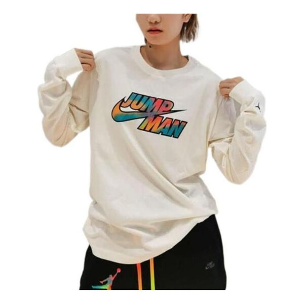 

Толстовка Nike Dry Fit Casual Graphic T-Shirt 'White', белый