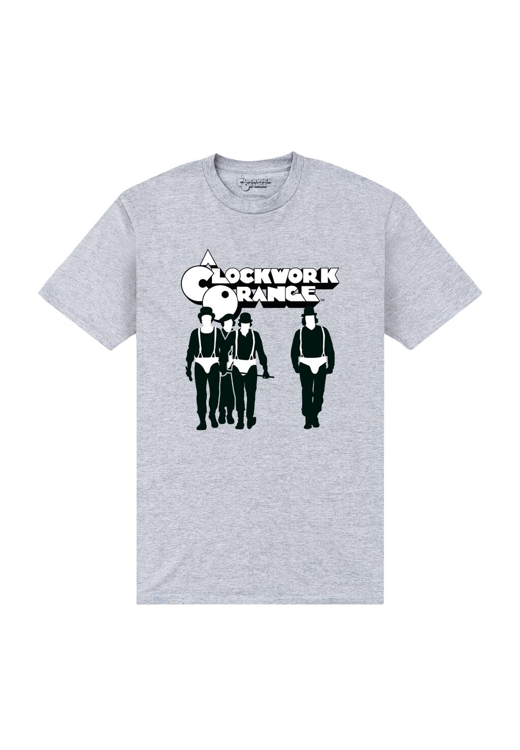

Футболка с принтом A CLOCKWORK ORANGE SILHOUETTE Henry Tiger, цвет Mottled Light Grey