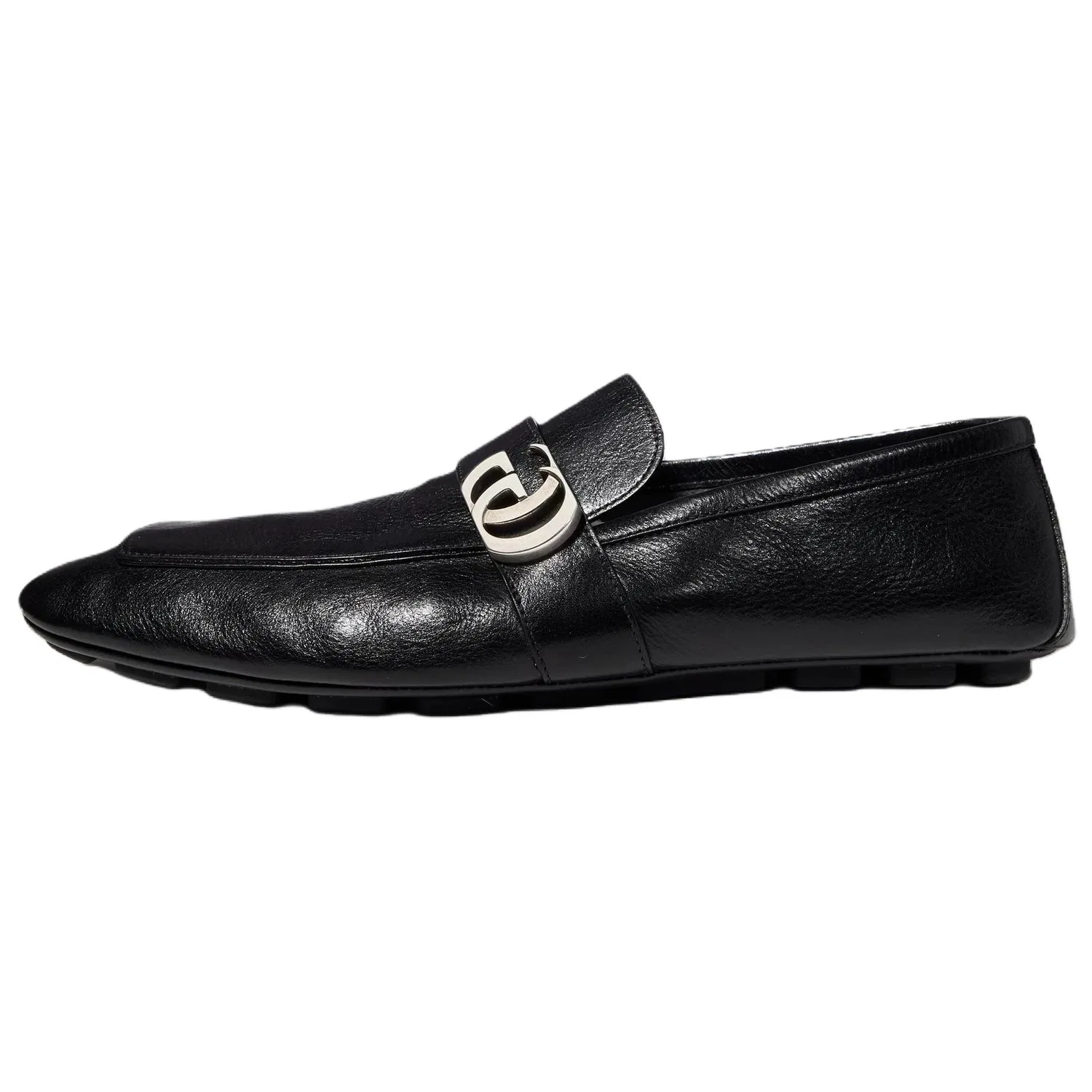 Полуботинки кожаные GUCCI Black