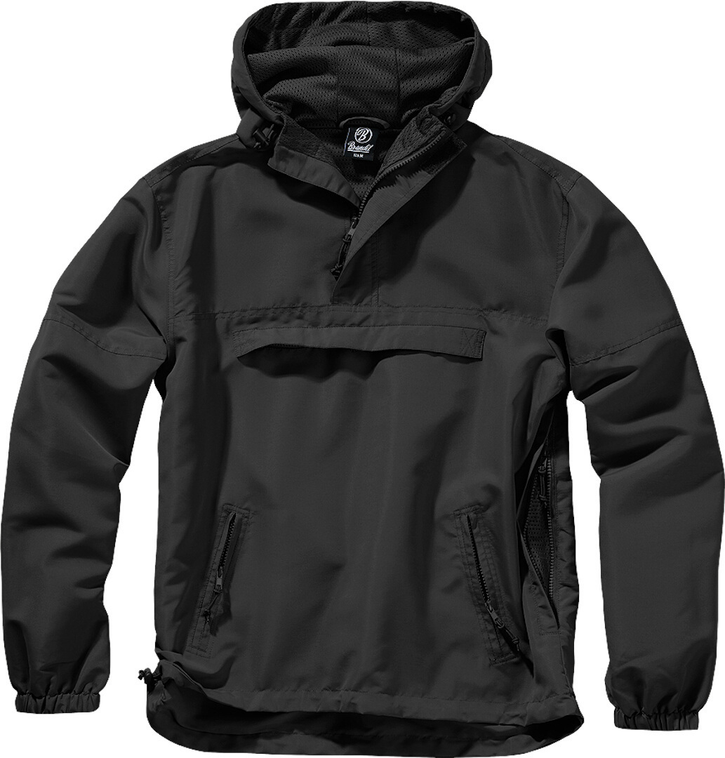 

Куртка Brandit Summer Windbreaker Hoodie, черный