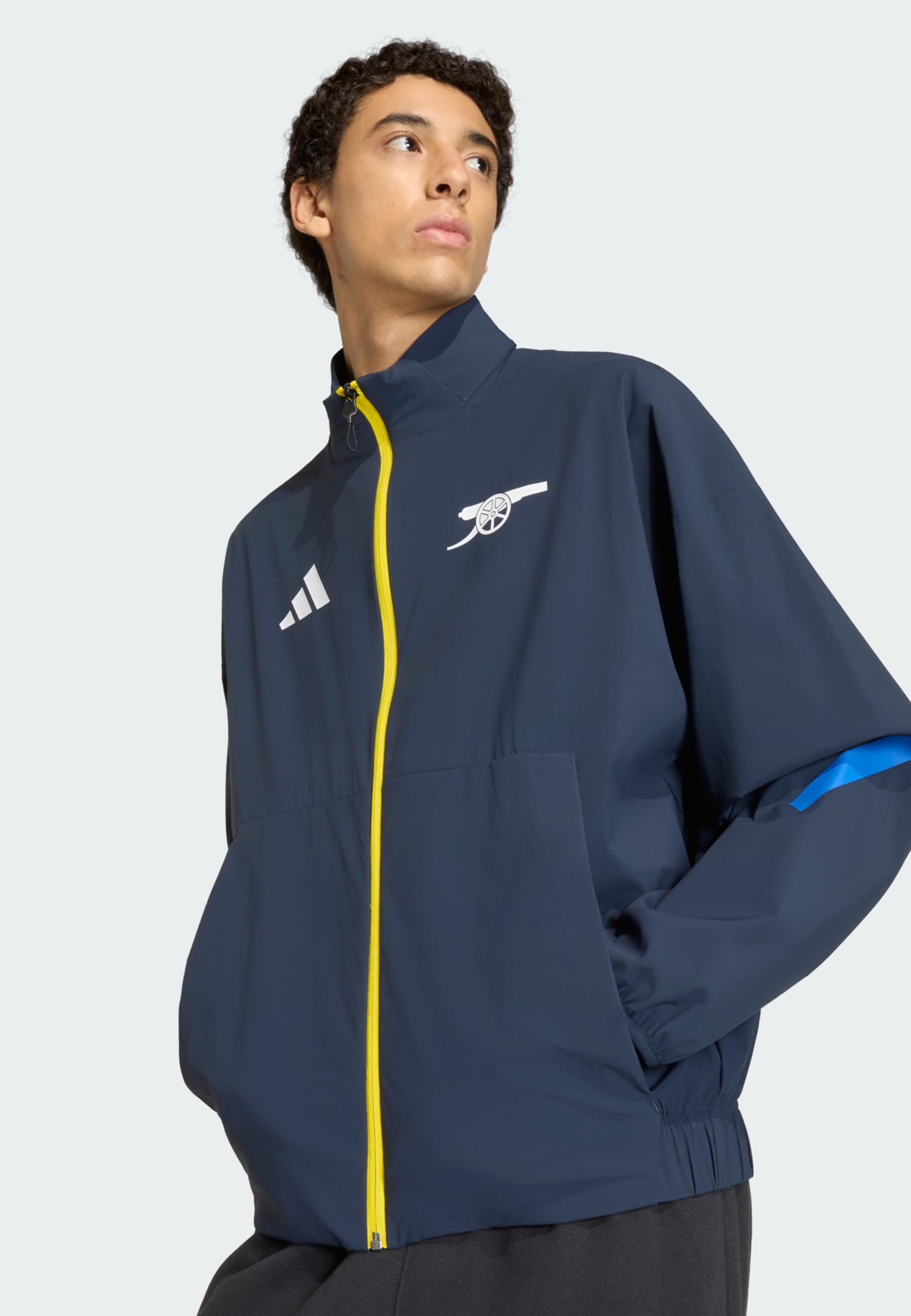 Adidas Performance Тренировочная куртка 'Arsenal FC Z.N.E. Anthem' в цвете Navy — фото 4