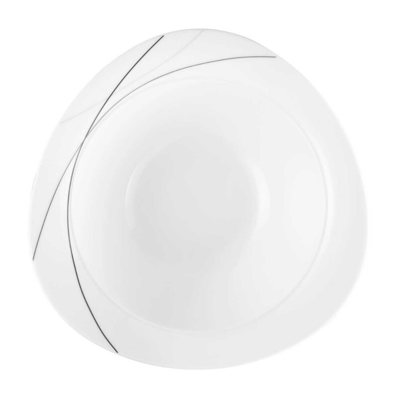 

Миска Trio Highline круглая d: 28 см / 1,30 л Seltmann Weiden, белый черный