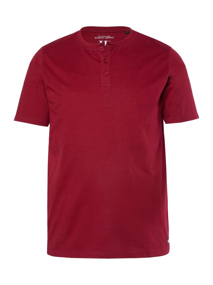 

Футболка с короткими рукавами медно-коричневого цвета JP1880, Коричневый, Футболка с короткими рукавами медно-коричневого цвета JP1880