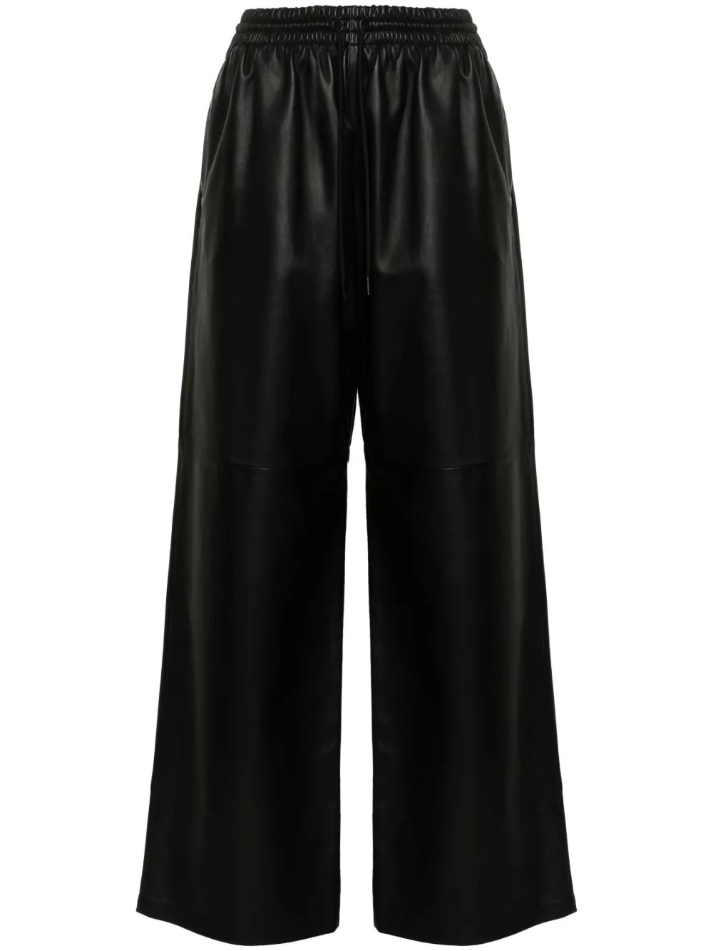 

Широкие брюки с завышенной талией WARDROBE.NYC, черный
