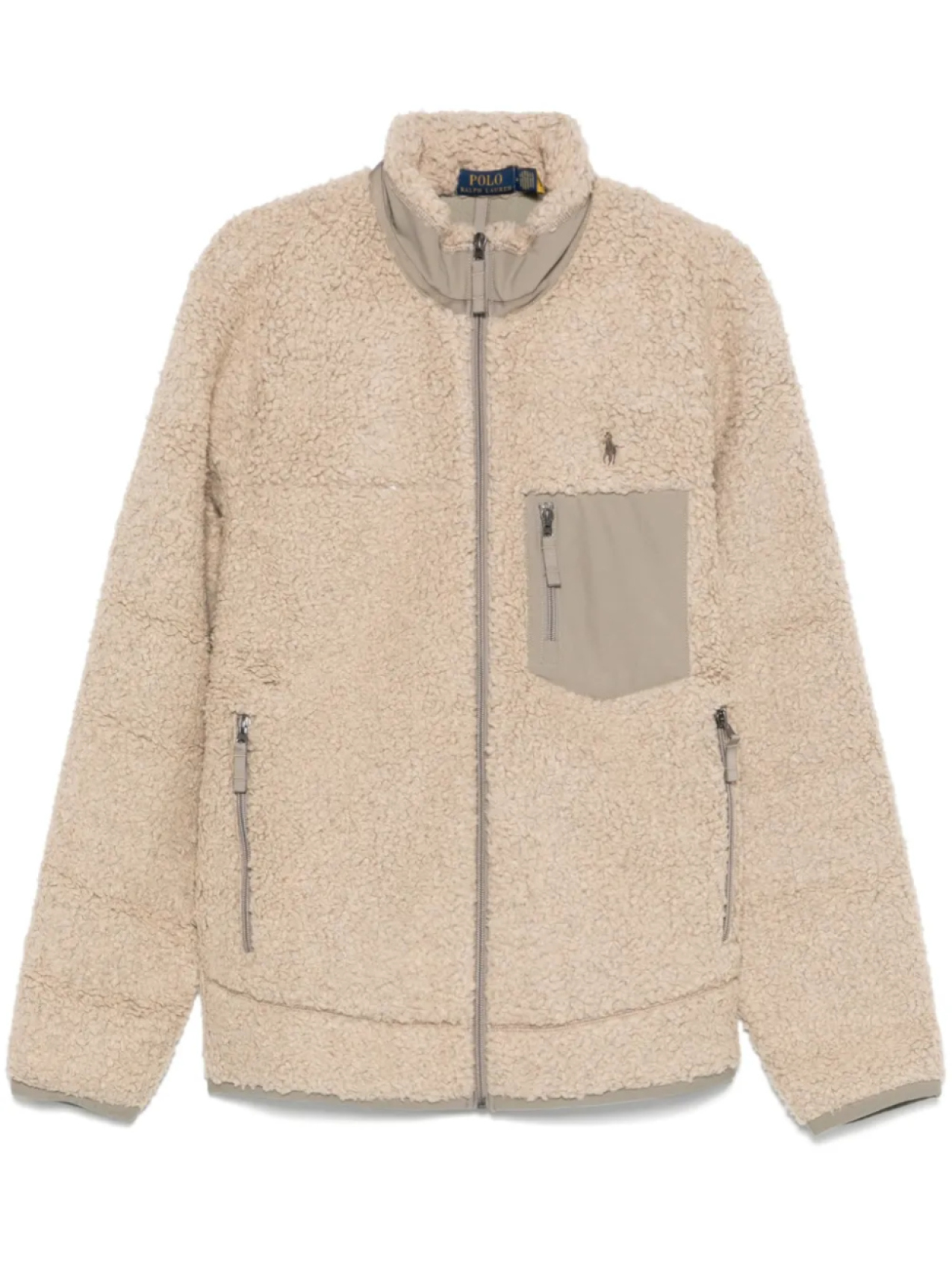 

Polo Ralph Lauren куртка из шерпы, нейтральный