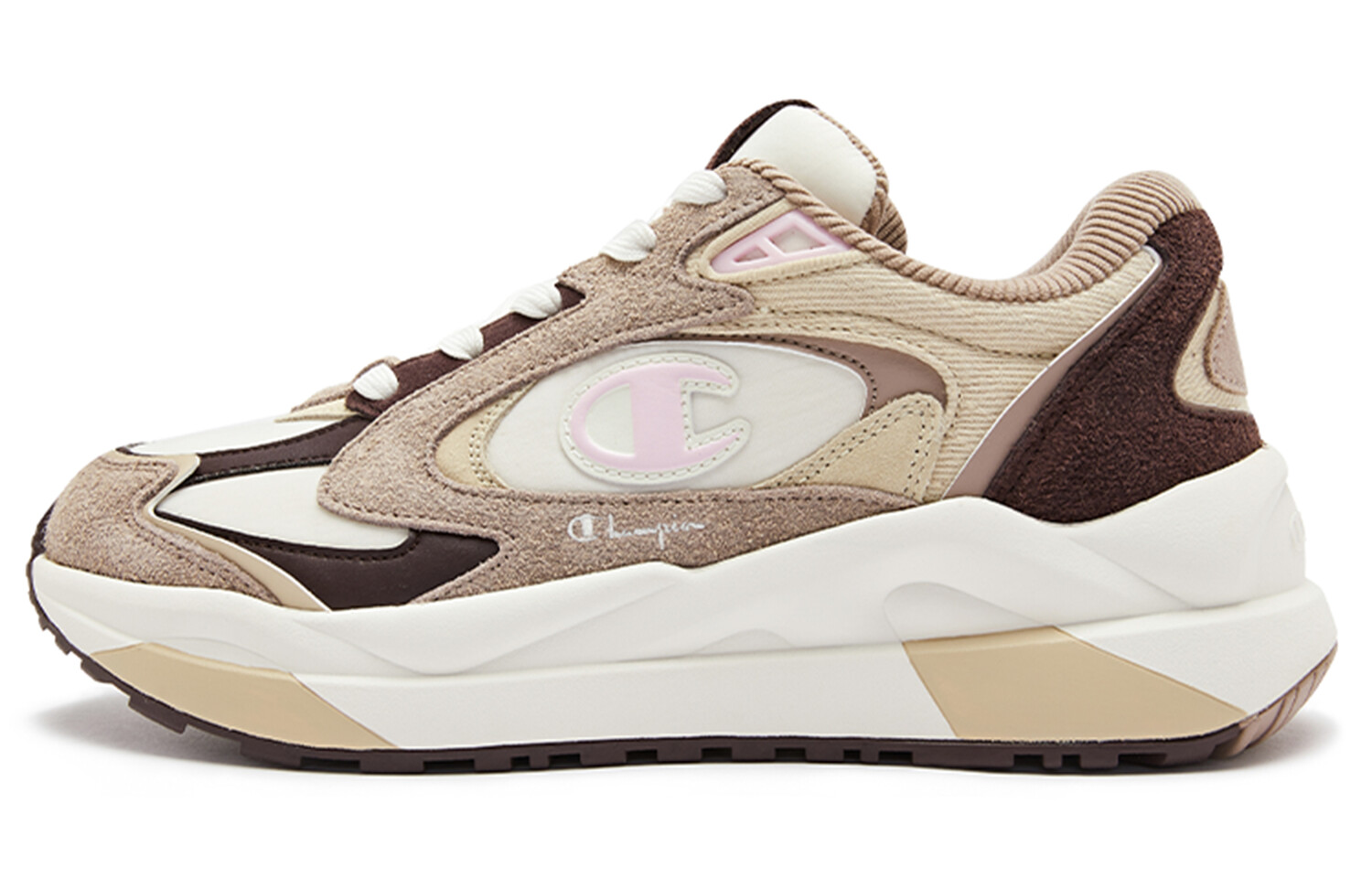 

Кроссовки Champion Chunky Sneakers Women's Low-top Brown, коричневый