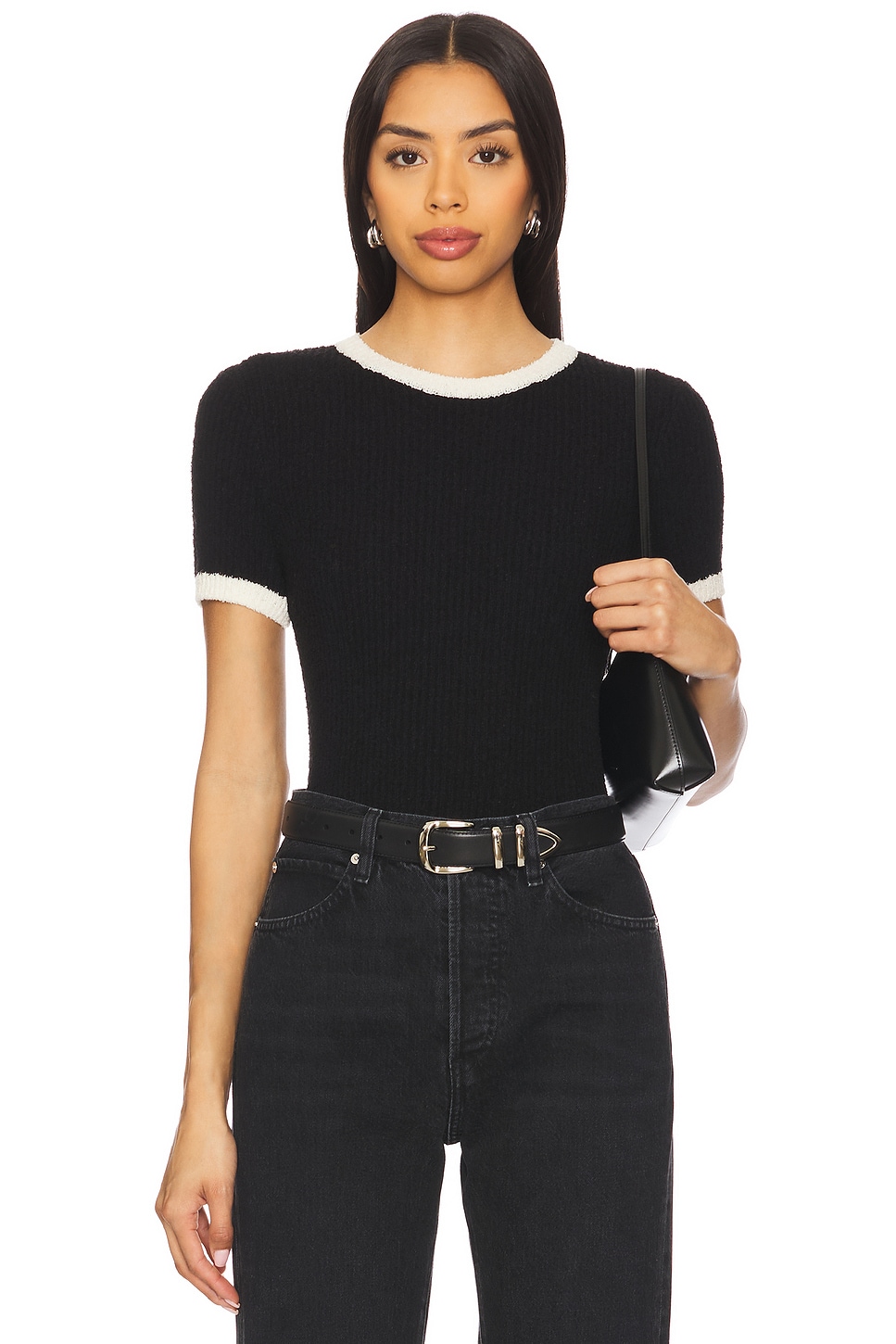 

Топ Meredith от Rails, black & ivory