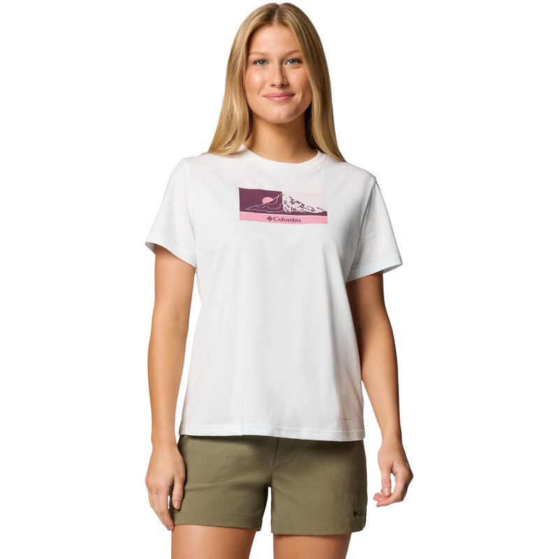 

Рубашка с коротким рукавом и принтом «дельта-дрифт» Columbia, синий