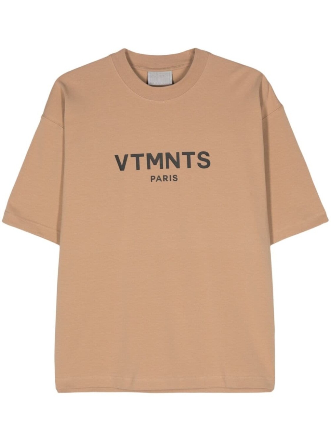 

VTMNTS футболка с логотипом, коричневый