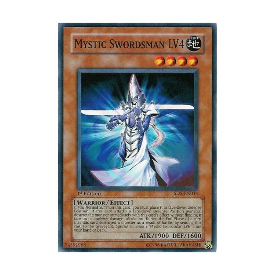 

CCG Мистический мечник LV4 (Обычный), Yu-Gi-Oh - Structure Deck - Warrior's Triumph - Singles