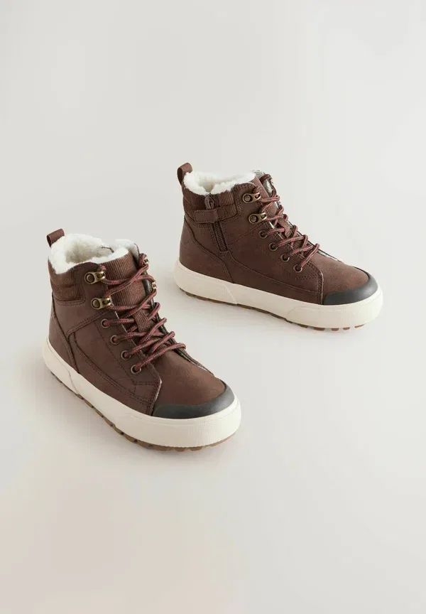 Ботинки на шнуровке с широкой колодкой Next, chocolate brown, шоколадно-коричневый — фото 2