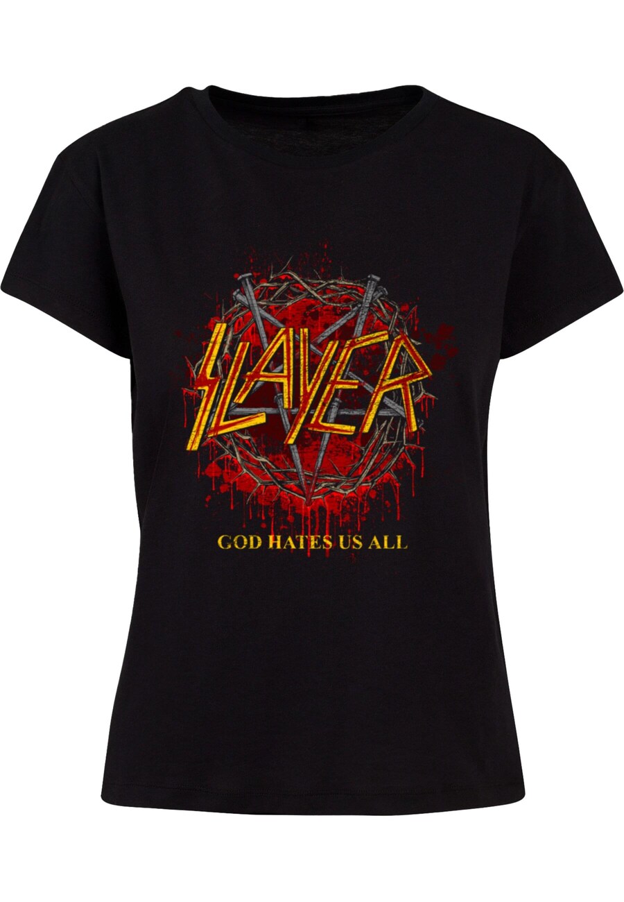 

Футболка Merchcode Shirt SLA - God Hates Us Pentagram, черный