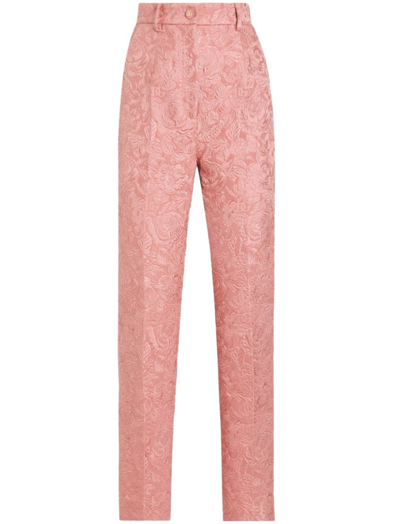 

Dolce & Gabbana парчовые брюки, розовый