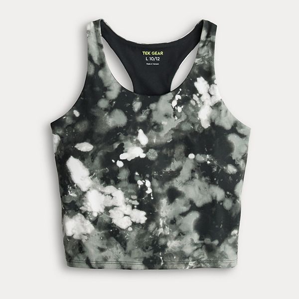 Детский топ-бюстгальтер с круглым вырезом для девочек 7-16 лет Tek Gear, Multi Marble — фото 3