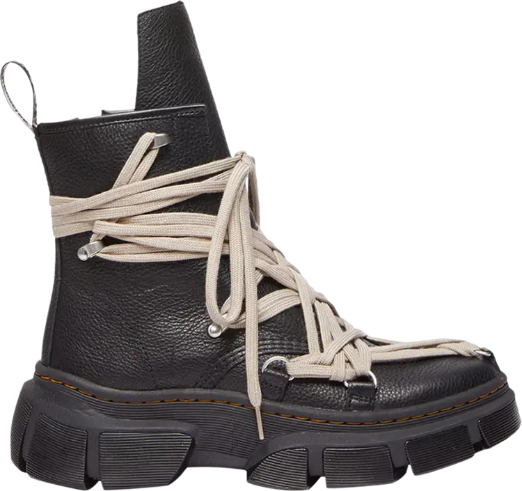 Кроссовки Dr. Martens x Rick Owens Wmns 1460 DMXL Megalace Boot 'Black', черный