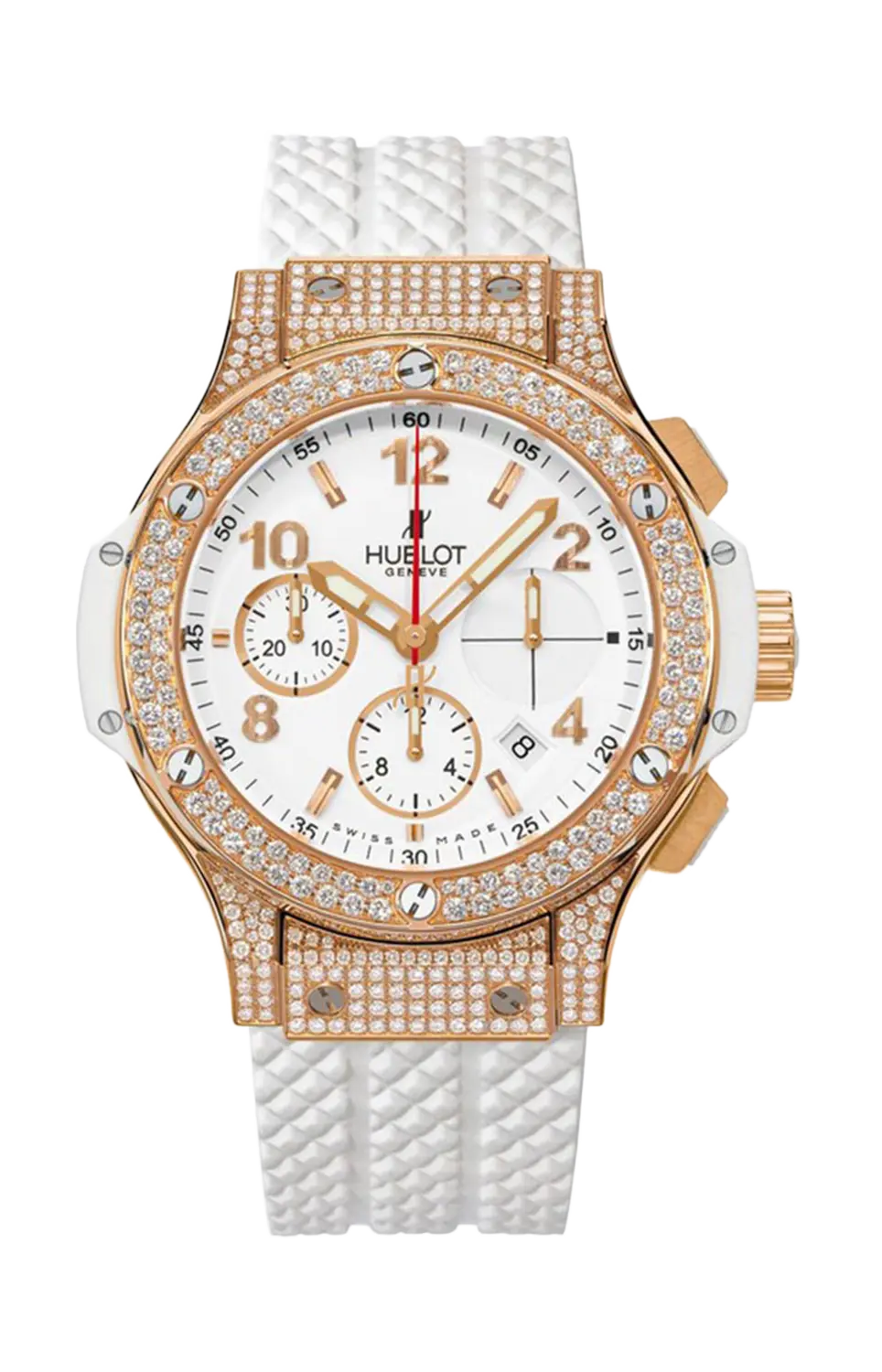 

Часы unico white diamonds pave chronograph Hublot