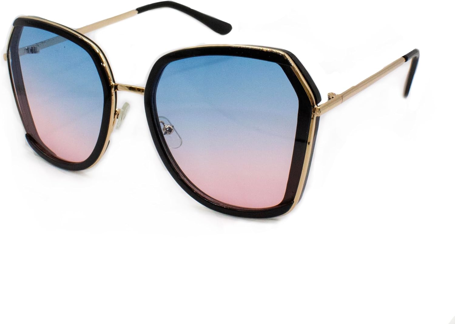 

Женские поляризованные солнцезащитные очки HAND No.389 – крупная металлическая оправа, защита UV400, стильные очки для отдыха, занятий спортом на открытом воздухе и поездок на работу – сине-розовый оттенок