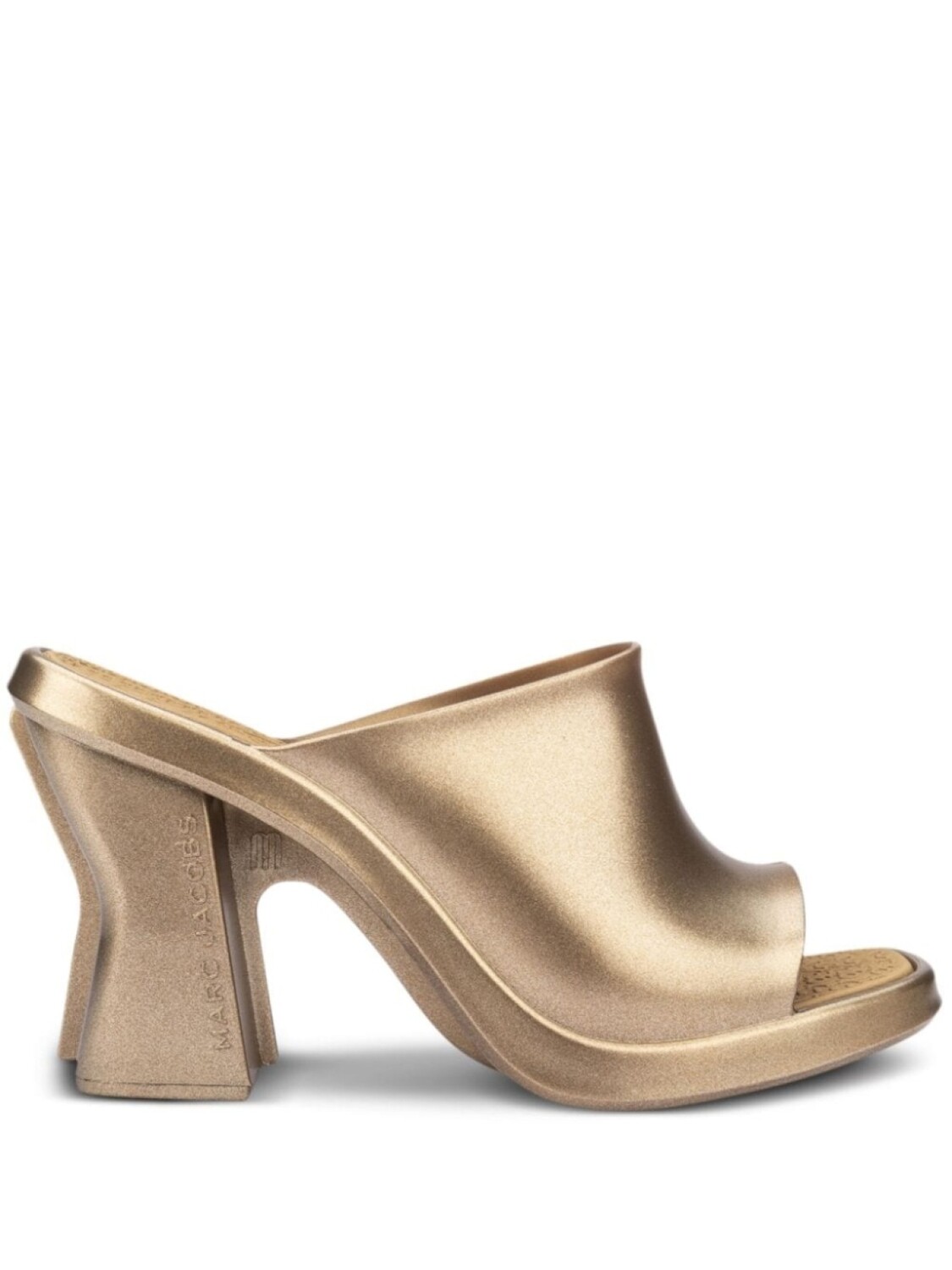 Marc Jacobs мюли из коллаборации с Melissa, золотистый