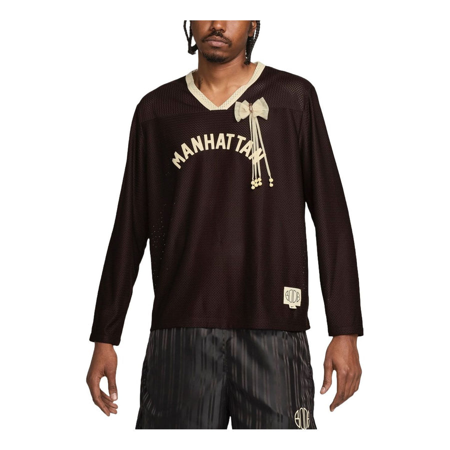 

Джерси Nike x BODE Mesh Jersey Asia Sizing 'Brown Cream', коричневый