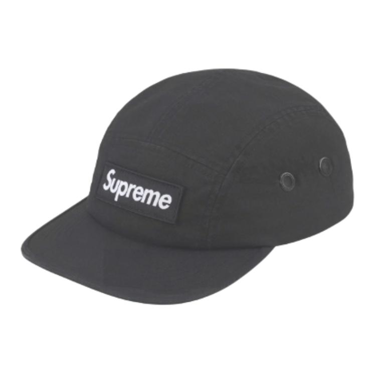 

Supreme Выстиранная хлопковая кепка Camp Cap, Black