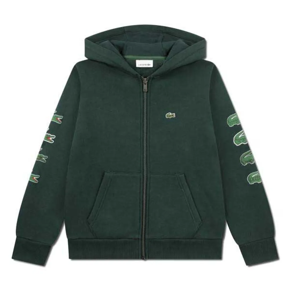 

Толстовка Lacoste Kids 847096 full zip, зеленый