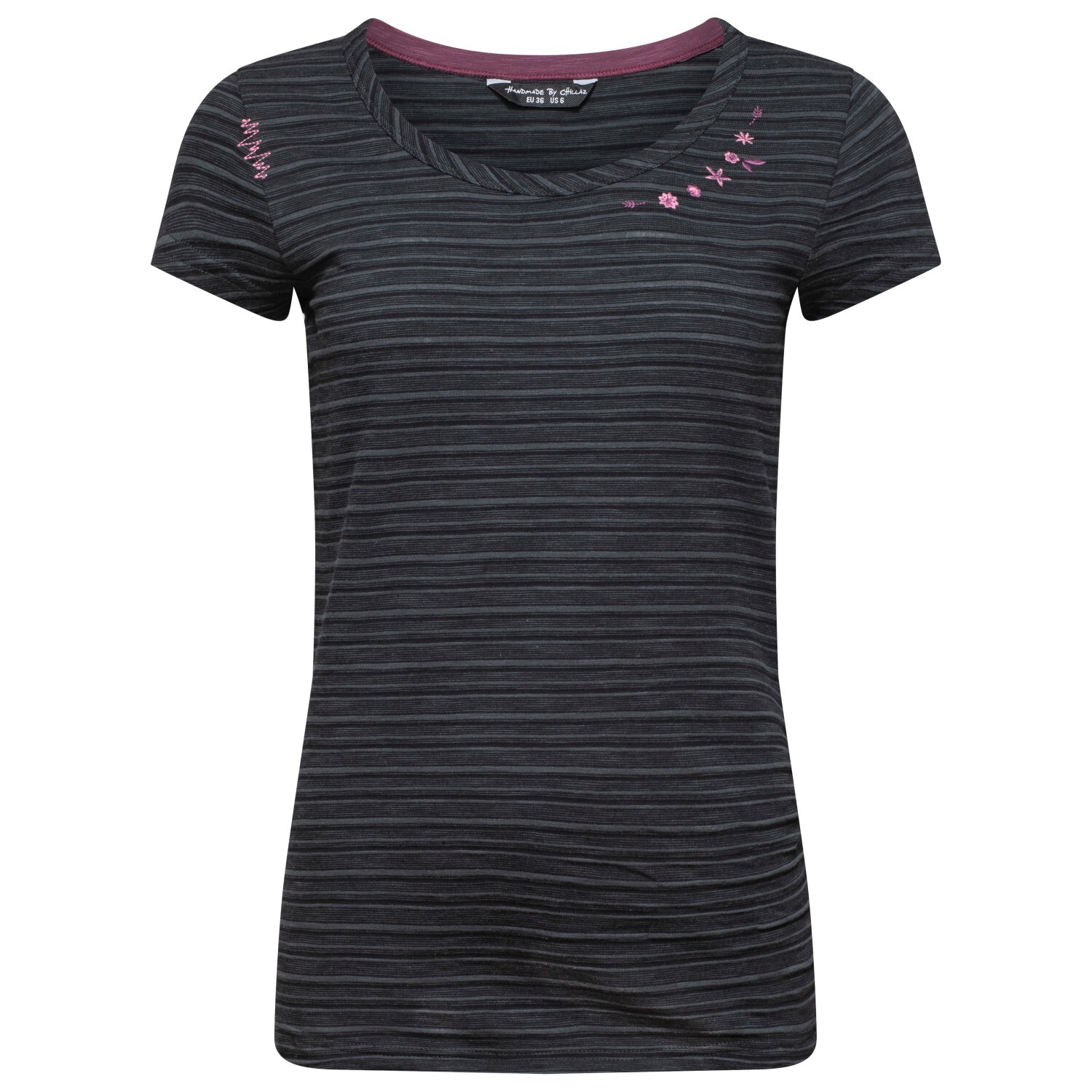 

Футболка Chillaz Fancy Flower, цвет Black/Bordeaux