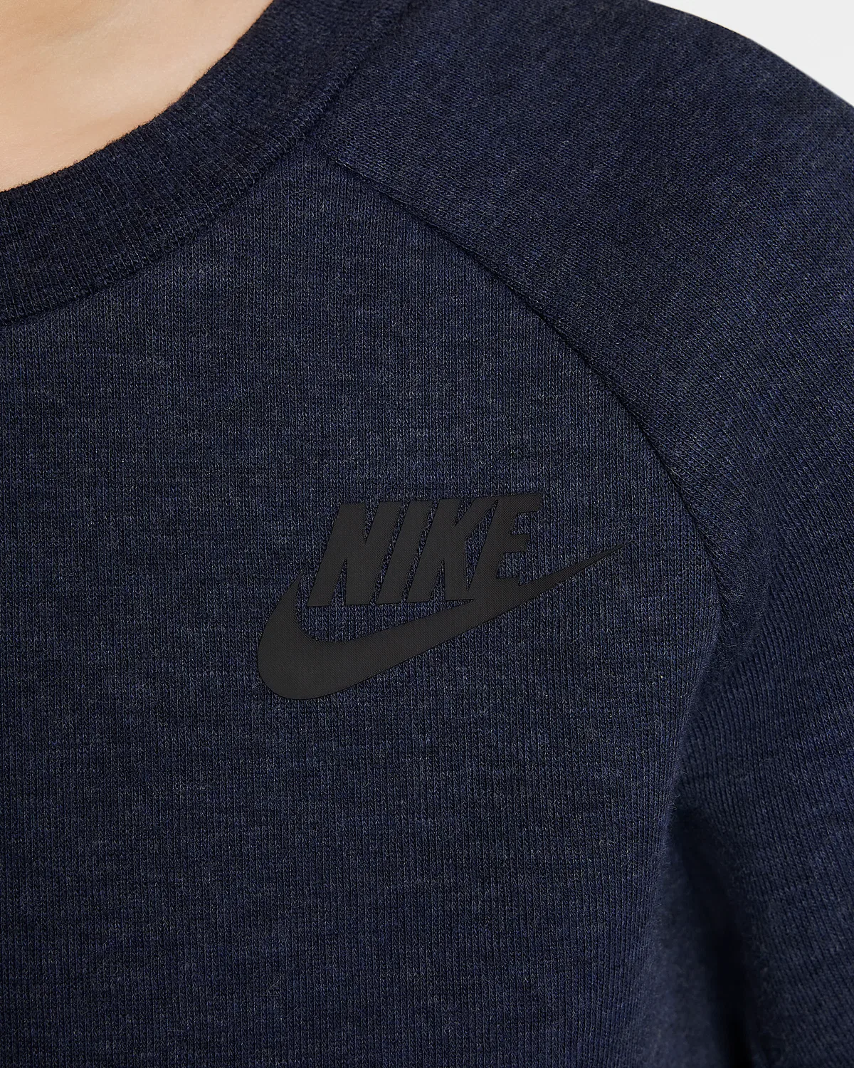 Детский комплект Tech Fleece из футболки и шорт Nike, Obsidian Heather — фото 4