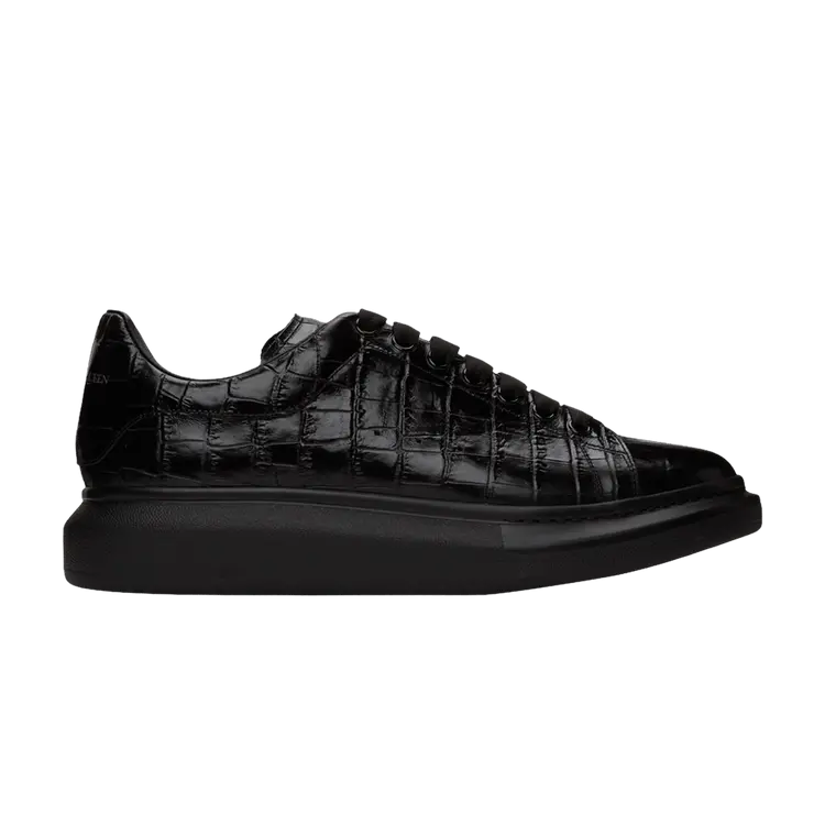 

Кроссовки Alexander McQueen Oversized Sneaker 'Croc Black', черный