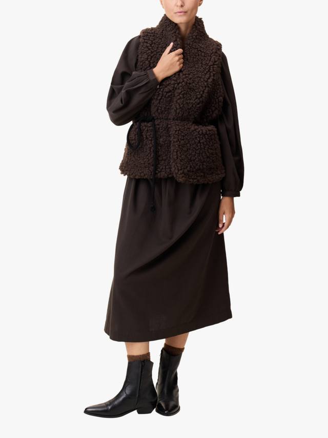 

Винни жилет из искусственного меха Leon & Harper, Brown