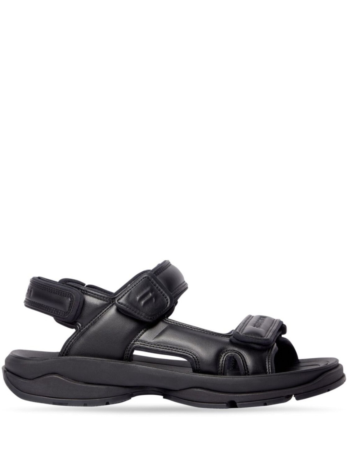 

Balenciaga массивные сандалии Tourist из искусственной кожи, черный