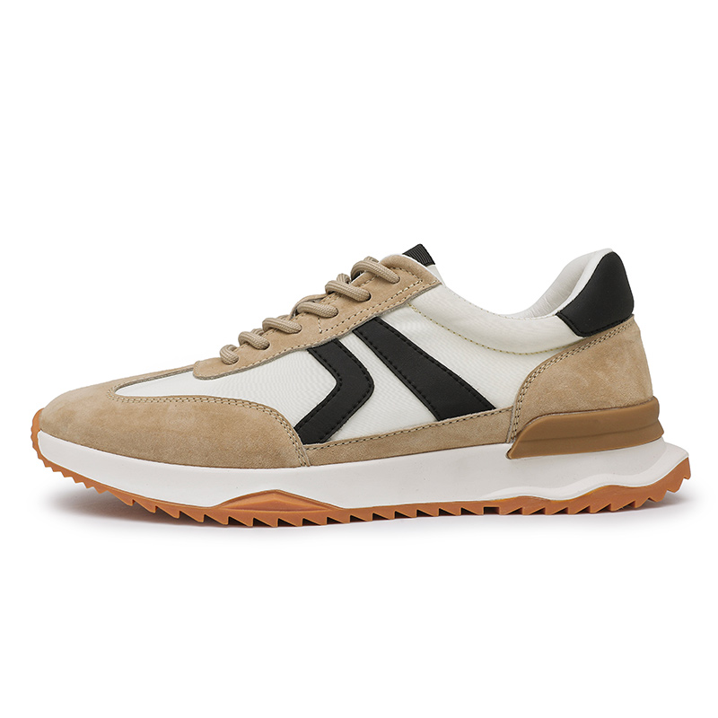 

GQWE Мужские дышащие легкие низкие повседневные туфли с амортизацией - песочные, цвет Sand