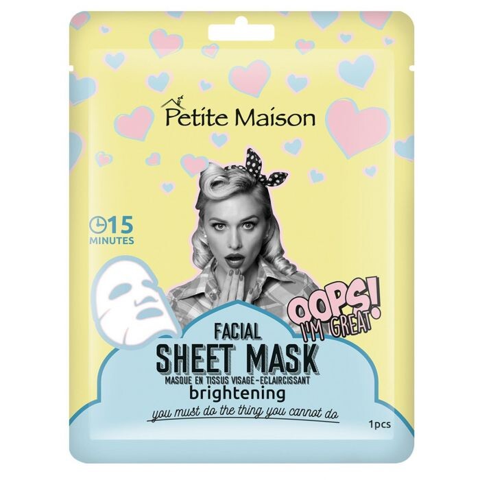 

Маска для лица Sheet Mask Brightening Mascarilla Facial Iluminadora Petite Maison, 25 ml