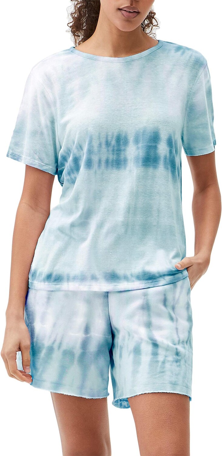 

Футболка Michael Stars Colleen Fiji Wash Crew Tee, цвет Sky Combo