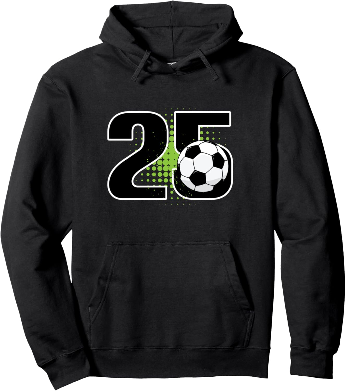 

Худи с надписью «25 лет, мальчик, футболист, футбол» 25 Year Old Birthday Apparel Soccer Boy B-Day, черный