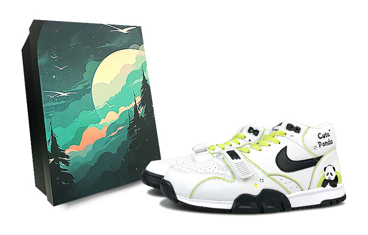 

Кроссовки Nike Air Trainer 1 Training Shoes Men Mid-top Black/green, белый