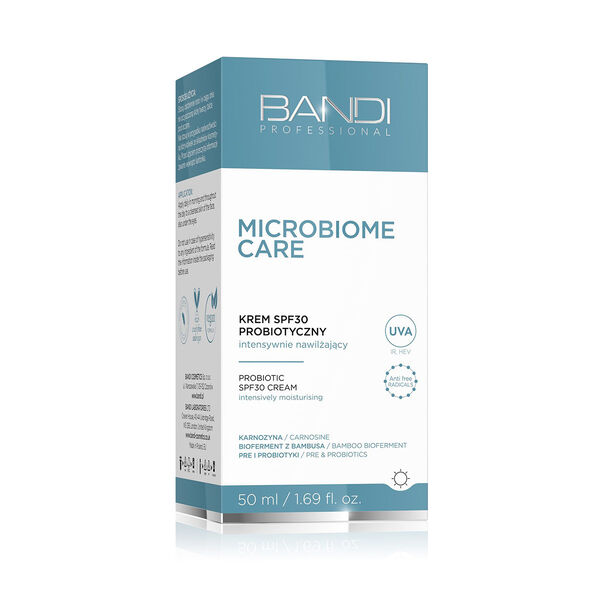 Крем для лица Bandi — Пробиотический интенсивно увлажняющий с spf30, Professional microbiome care, 50 мл — фото 2