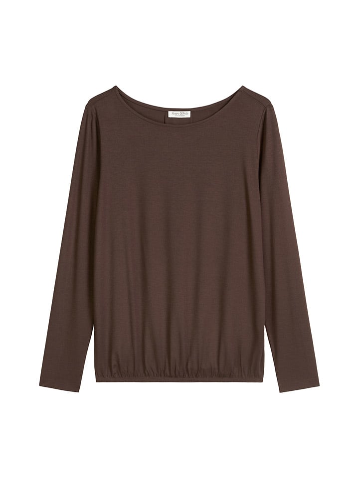 

Marc O'Polo Футболка с длинными рукавами коричневого цвета