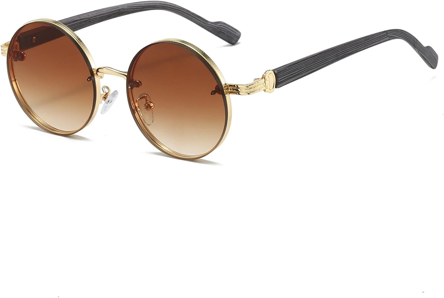 

Солнцезащитные очки с защитой от УФ-излучения UV400 | Круглые градиентные линзы в металлической оправе | Яркие цветные линзы для занятий спортом на открытом воздухе и вождения DSVIGF, 03