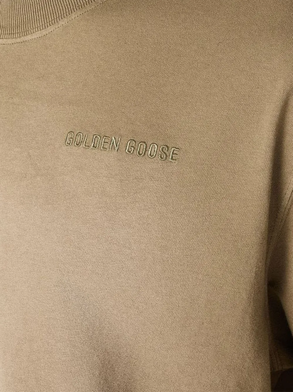 Футболка с круглым вырезом Golden Goose, бежевый — фото 3