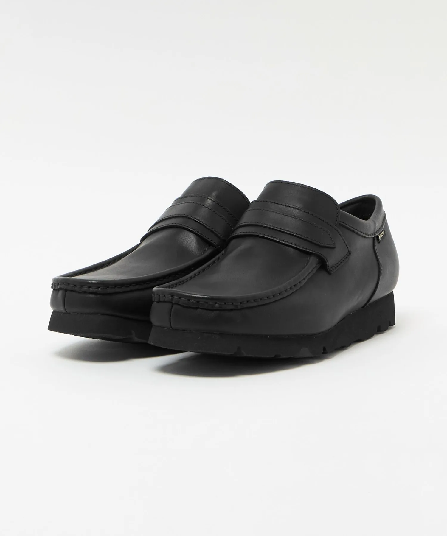 Мужские лоферы Clarks Originals Wallabee Loafers GTX черные — фото 2