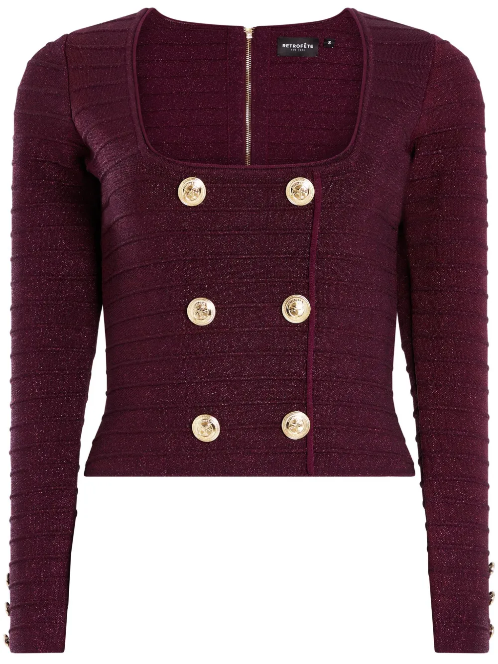 

Облегающий топ Clemence Retrofete, красный