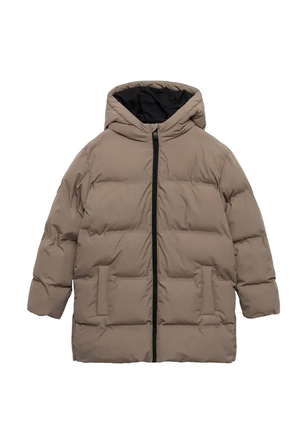 Детское зимнее пальто Mango Kids, Mellanbrun