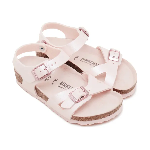 Сандалии Rio с добавлением кожи Birkenstock, розовый — фото 2