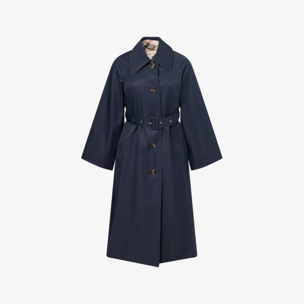 

Робин поясное тренчкот из хлопкового микса Barbour, мультиколор