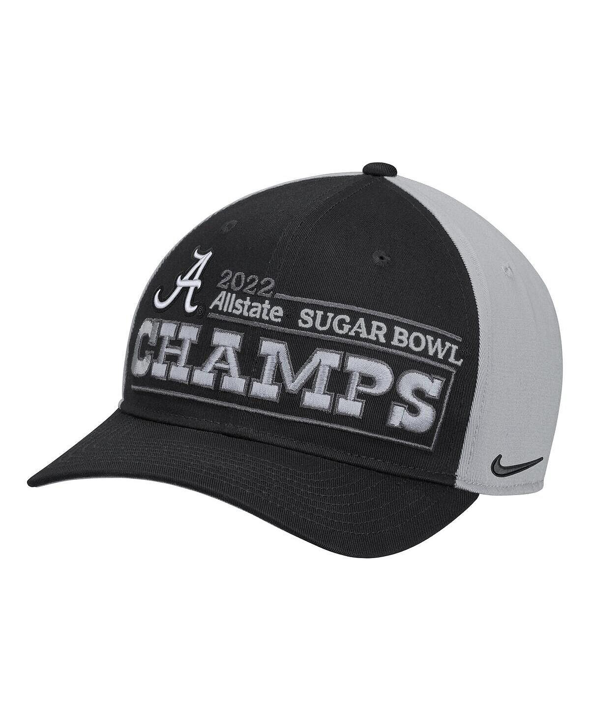 

Мужская черная бейсболка Alabama Crimson Tide 2022 Sugar Bowl Champions Locker Room CL99 Nike