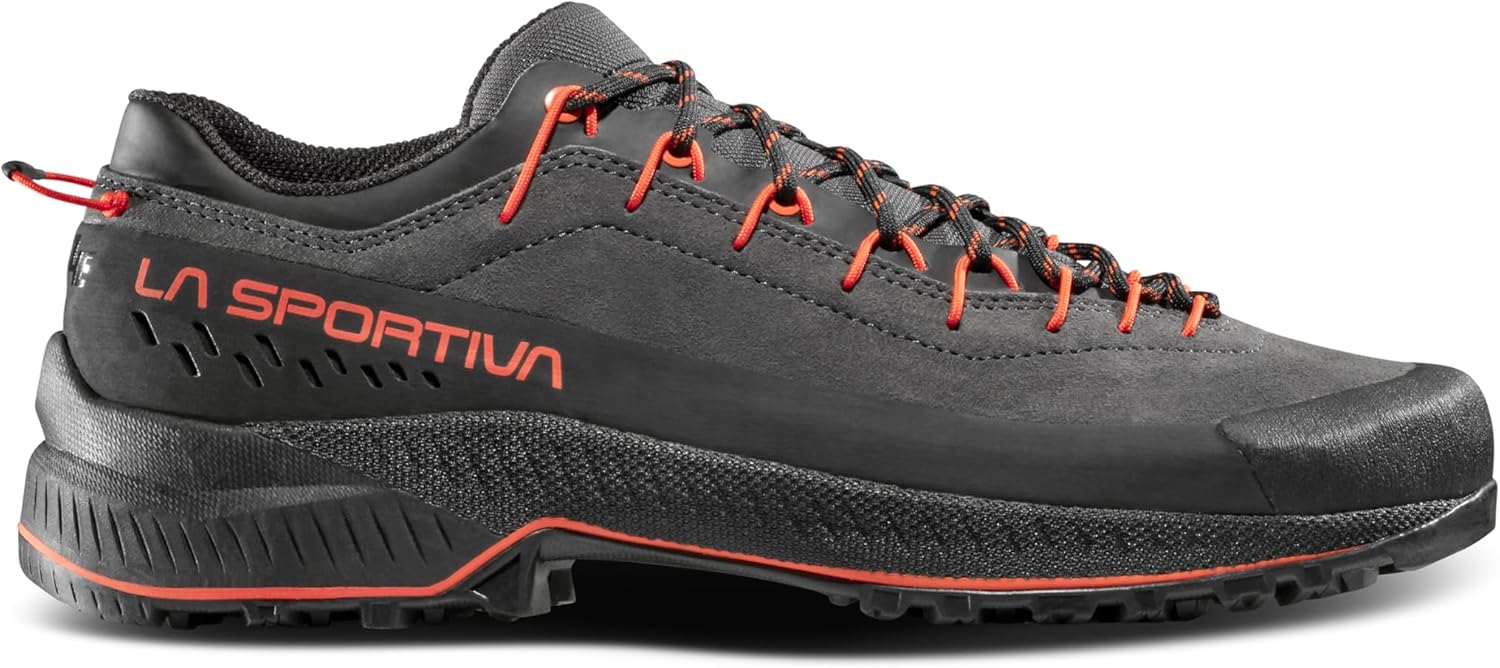 Мужские технические походные/трекинговые ботинки La Sportiva TX4 EVO из кожи, черный/вишневый — фото 2