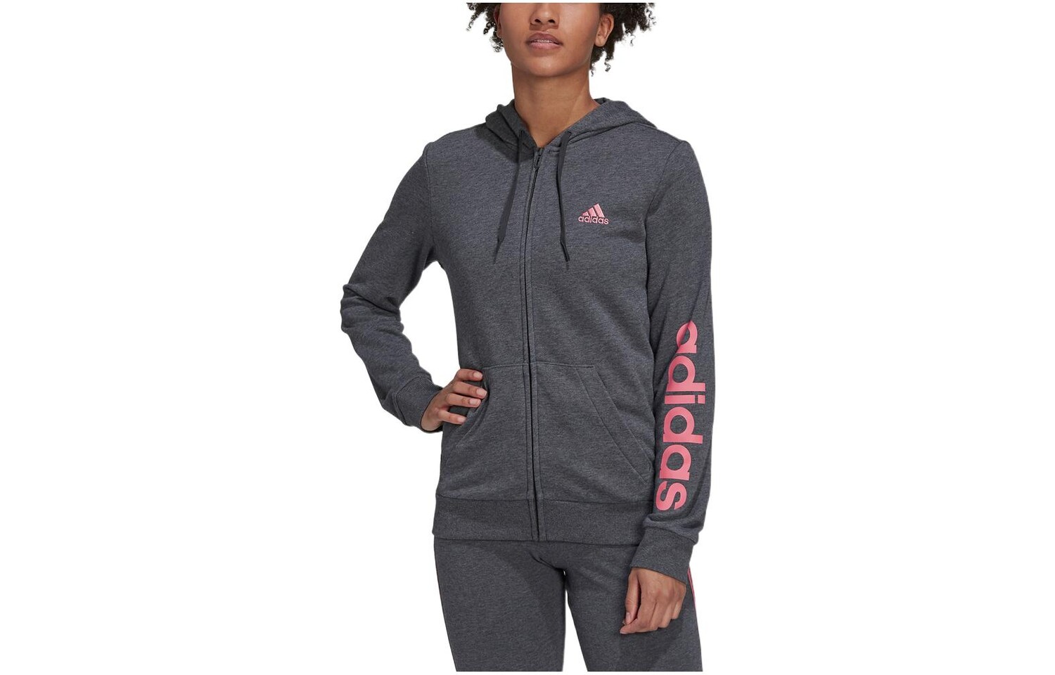 

Куртка женская темно-серая Adidas